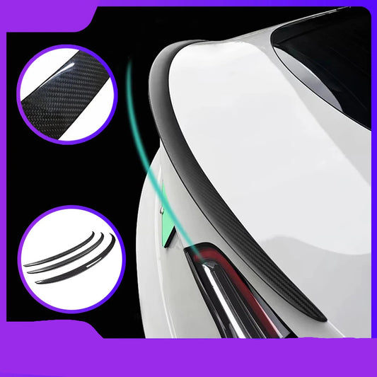 Real Carbon Fiber Spoiler For Tesla Model 3